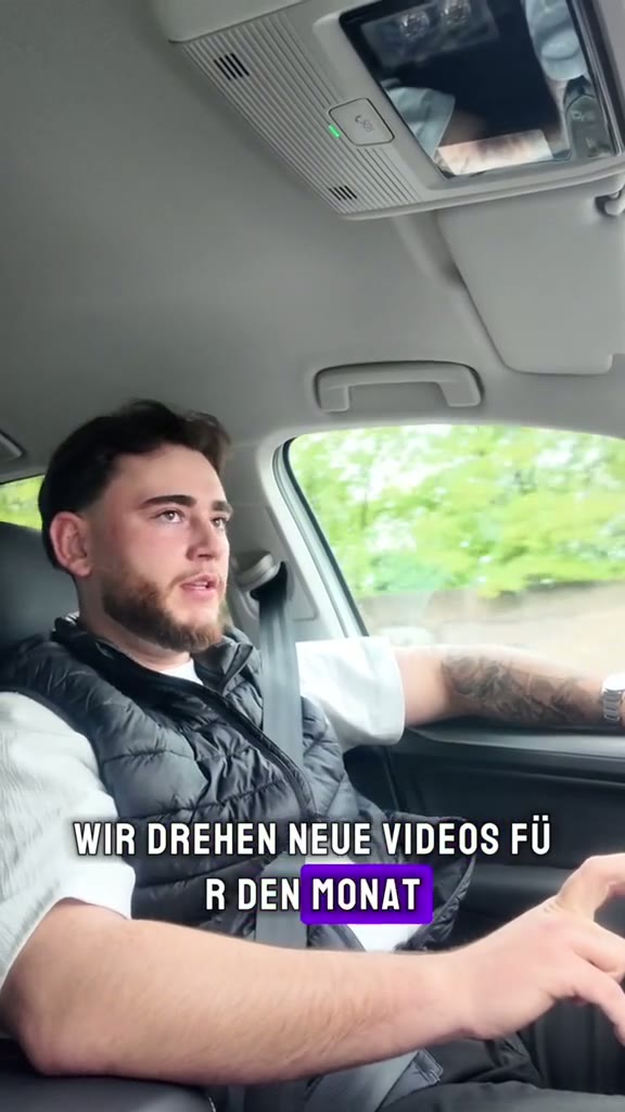 Ausschnitt von einem Drehtag beim Kunden